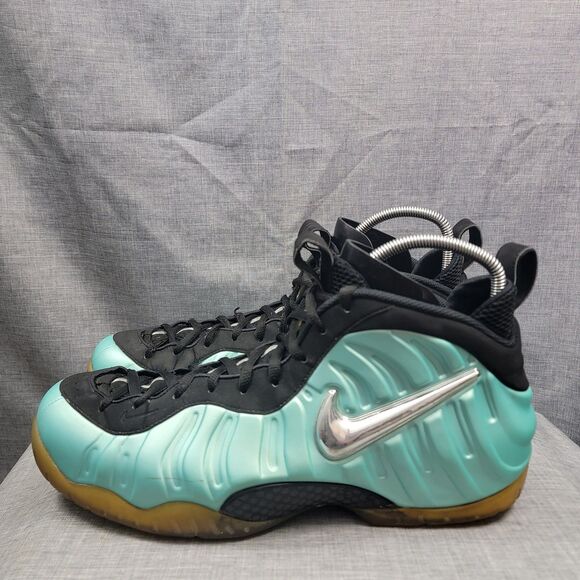Size 15-Nike Air Foamposite Pro Island Green 624041-303 Men\'s Basketball GS